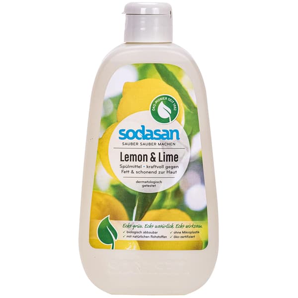 SODASAN Diskmedel Citron & Lime 500 ml Ekologiskt