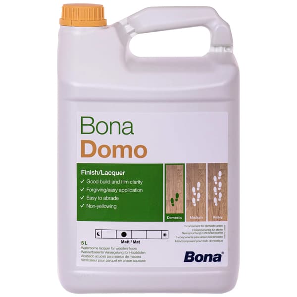 Water-Based Matte 1K Floor Varnish 5L – Durable Indoor Lacquer, Easy Application