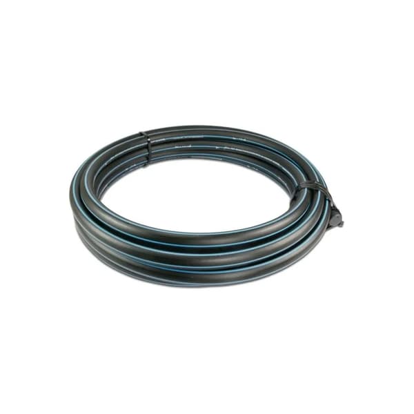Trykrør polyethylen 80 25 mm x 2,3 mm SDR 11 sort/blå 1 m