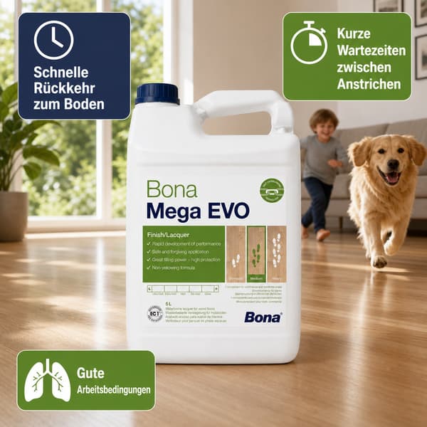 BONA MEGA EVO Extramatt 5 Liter - Golvlack