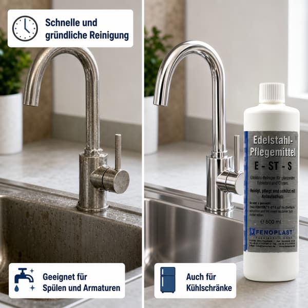 Fenosol E-ST-S rostfritt stål rengöring 500 ml spray