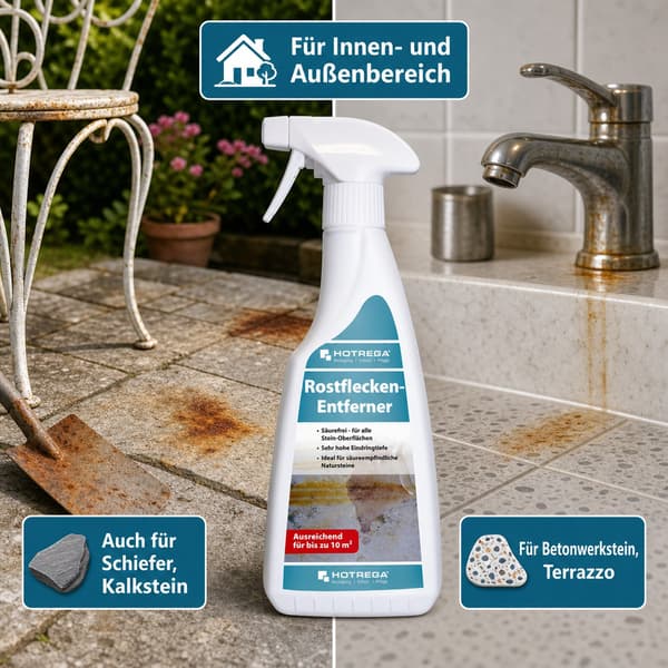 Rustfjerner 500 ml Sprühflasche – Effektive Rostentfernung für Metall, Stahl und Eise