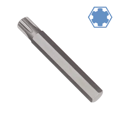 Ribe Bit 75mm S2 Stål med 10mm Hex Drev