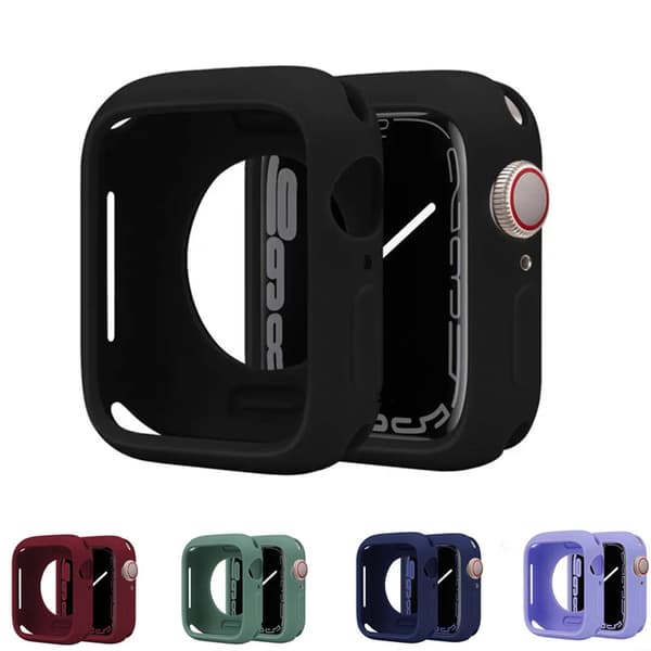 Smarturcover - Blød Bumper - Gummi - 42/44 mm - Sort