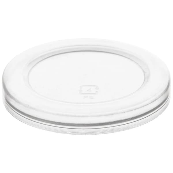 Yoghurtglaslåg - Plastlåg - 6,8 cm - 12 stk.