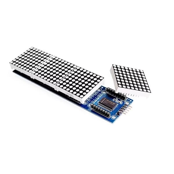 4-i-1 8x8 LED-matrix - LED-displaymodul - MAX7219-driver - Arduino-kompatibel - Raspberry Pi-kompatibel
