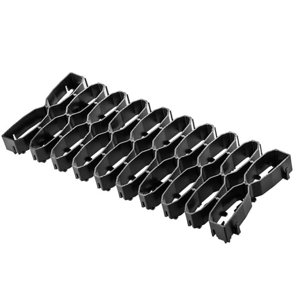 Græsarmeringsplader - Plænegitter - 47 cm Moduler - 20 stk - Sort