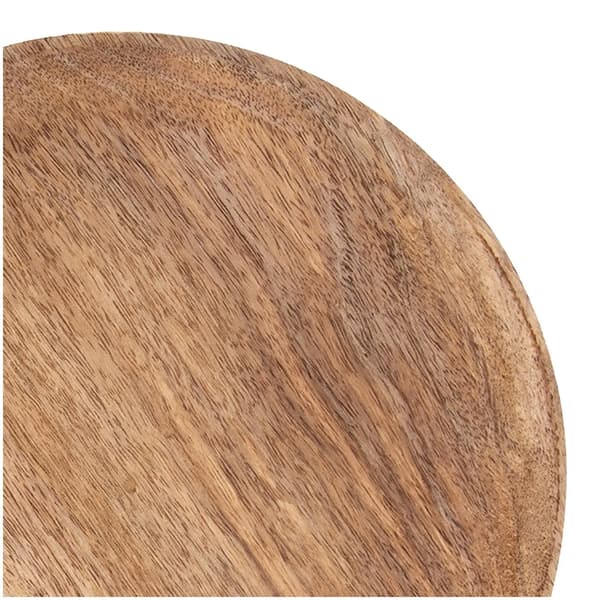 Mango - Serveringsfad i træ - 25 cm - Brun