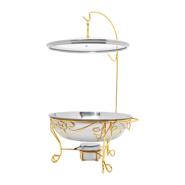 Rund Chafing Dish-stativ - Stativ til madvarmer - Rustfrit stål