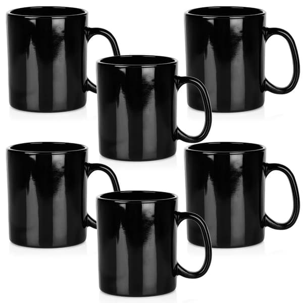 Glaskopper - Drikkeglas - 300 ml - 6 stk. - Glas - Sorte