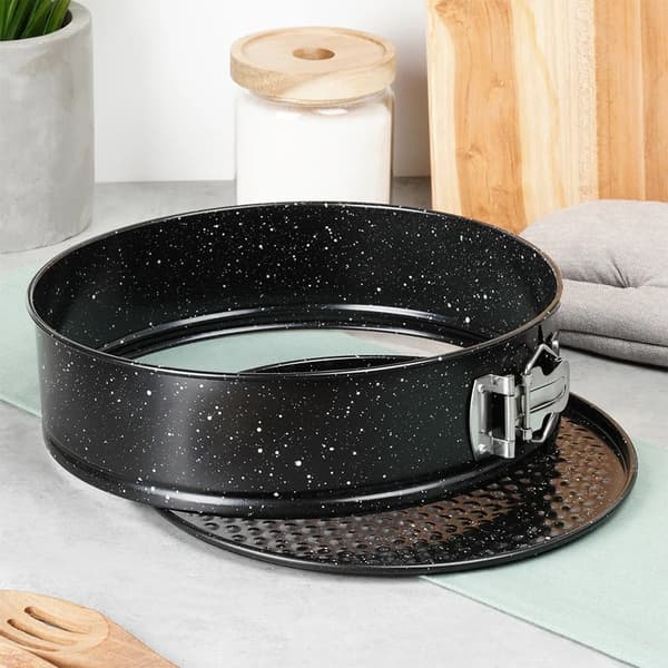 Springform 24 cm - Granitbelagt Bageform - Metal - Sort