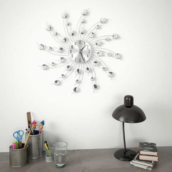 Väggklocka - Quartzur - Modern design - Stor 50 cm diameter