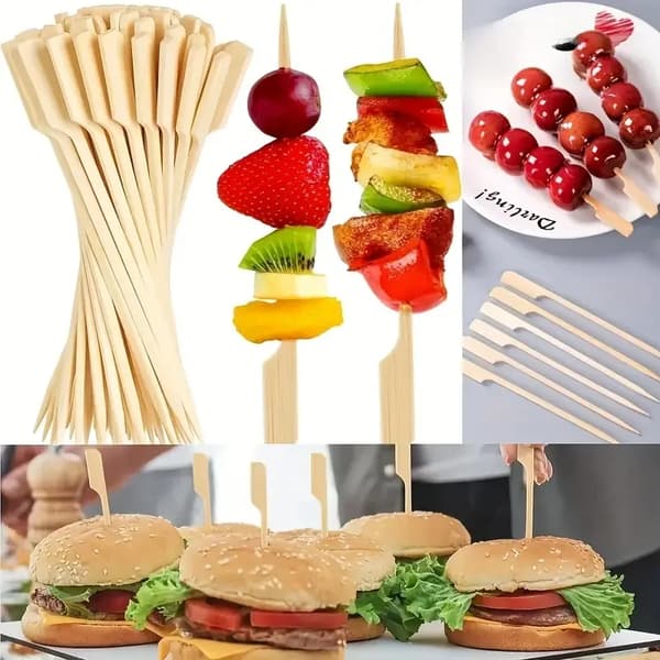 Engangsservice i polyester - Disposable tableware sæt 50 dele - Til fest og party - Til camping og grill