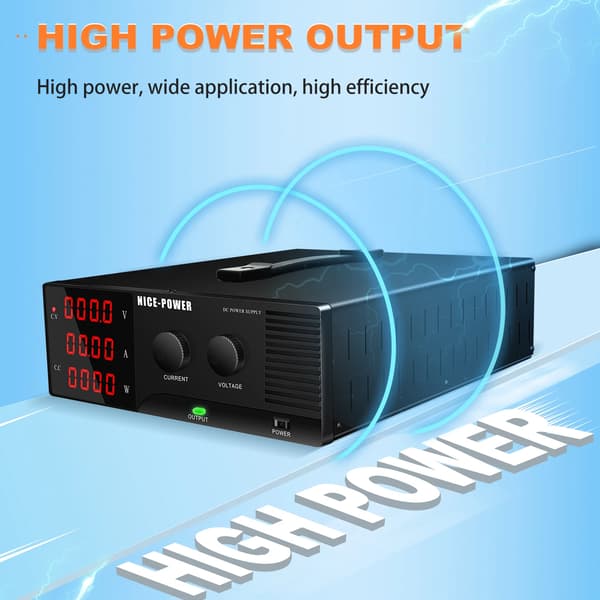 Programmerbar DC laboratorie-strømforsyning - R-SPS6050 - 0-60V 0-30A - Batterisimulator - BMS og invertertest - Modbus-interface
