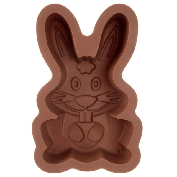 Hare - Silikoneform - Mål 19 × 13 × 4,5 cm - Silikone - Brun