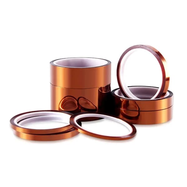 Kapton Tejp - Polyimid Högtemperatur Isoleringstejp - 4-Pack Rullar - Bredd 12 mm - Längd 33 m - För PCB Skydd - För Elektrisk Isolering