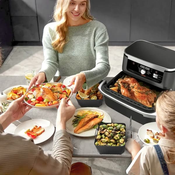 Silikoneforme til airfryer - Bageforme - 3 dele - Miljøvenlige - Til gratin