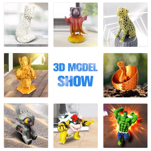 PETG 3D-printerfilament - 1,75 mm - 343 m længde - Til FDM/FFF 3D-printere - Sølv