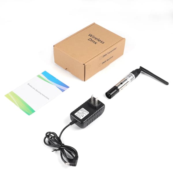 Trådløs DMX512-sender - DMX-controller til DJ- og scenebelysning - 2 stk. - 5 V - 5 W - DC