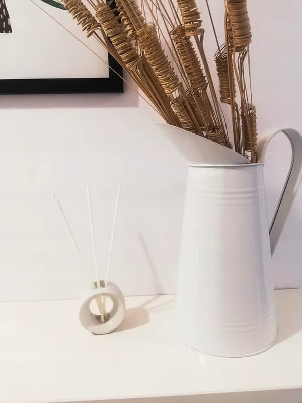 Aromadiffuser - Luftfrisker til hjemmet - Vandfaldseffekt - Hvid