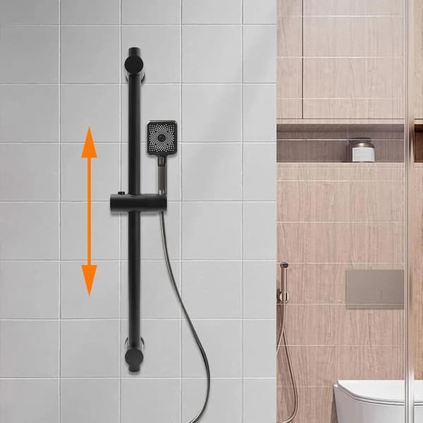 Brusestang - Justerbar glidestang - Holder til håndbruser