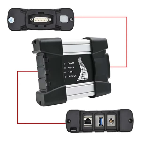 BMW ICOM NEXT OBD2-diagnoseværktøj - ECU-programmering - Fuld systemdiagnose - WiFi-version - HDD - V2025.05