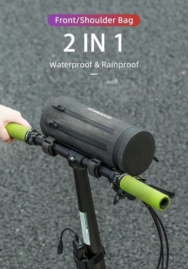 Cykelstyreväska - Modell AS-051 - 2 l - Regntålig - Polyester