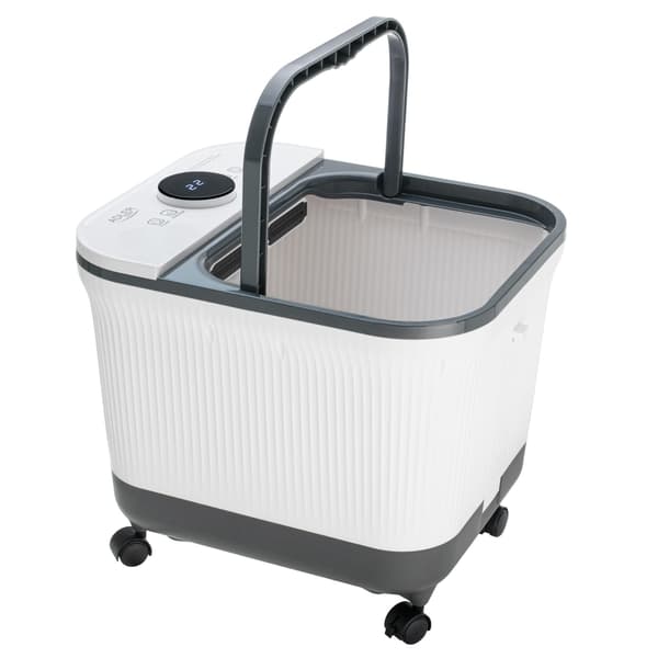 Fodspa-massager - AD2184 - Vandvarmer - LED-panel - Regnbruser - 4 massagevalser - Timer - Saltbeholder