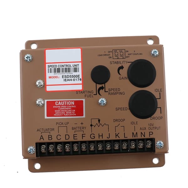 Dieselgenerator varvtalsregulator sats - ADC120 ställdon + ESD5500E styrenhet - Magnetisk pickupsensor - Komplett kit - Blå