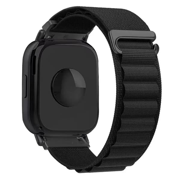 Urrem - Alpine Loop til Active Max - 22/20 mm - Nylon - Justerbar - 23 cm - Sort