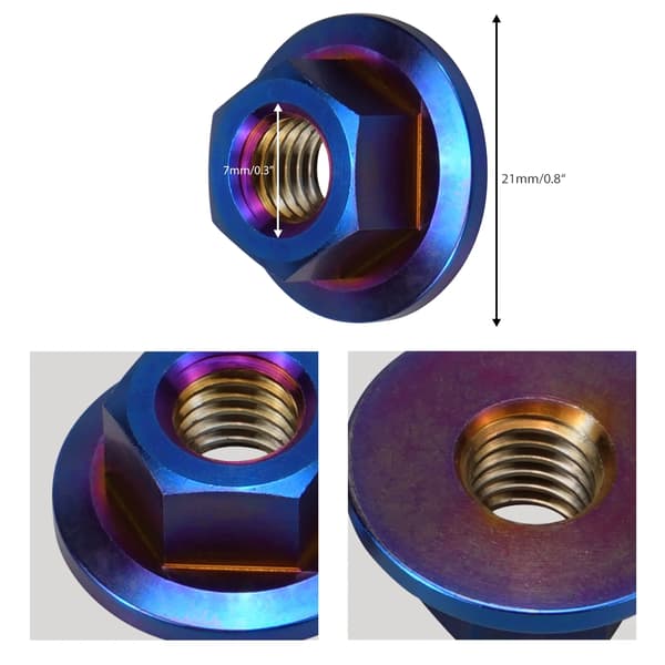 Fjäderbensmuttrar - Strut Tower Nuts - Titan - Ersätter 31316769731 - För BMW E46, E60, E61, E87, E90, E91, E92, E93