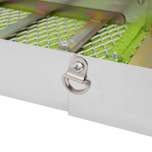 Guldrende Sluice Box - Sammenklappelig Model - Aluminiumlegering - Bærbar - Manuel Guldvask & Prospektering - Sølv