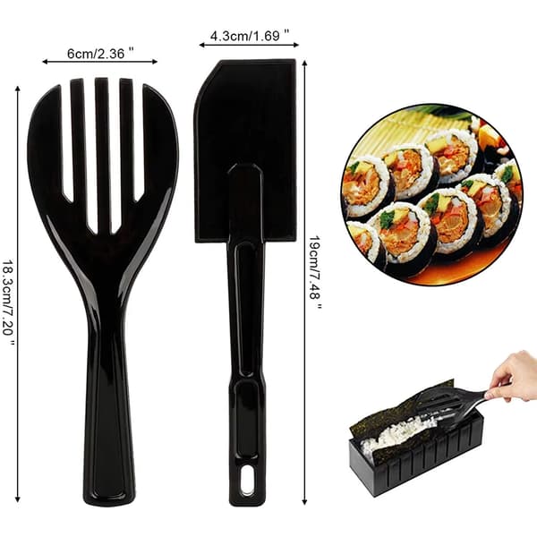 Sushitillverkningsset - Risrullform - DIY - 10 delar - Kökstillbehör