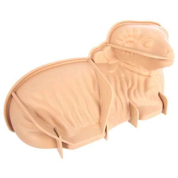 Bageform Lam - Silikone - 31 x 17 x 9 cm - Beige