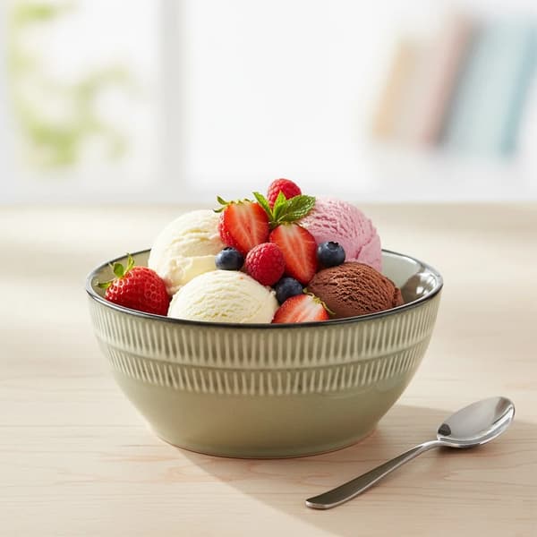 Keramikskål - Diameter 16 cm - Grå