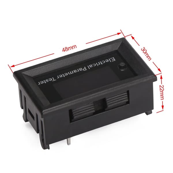 7-i-1 Energimåler - Spændings- og Strømmonitor - OLED-display - DC 33 V - 3 A