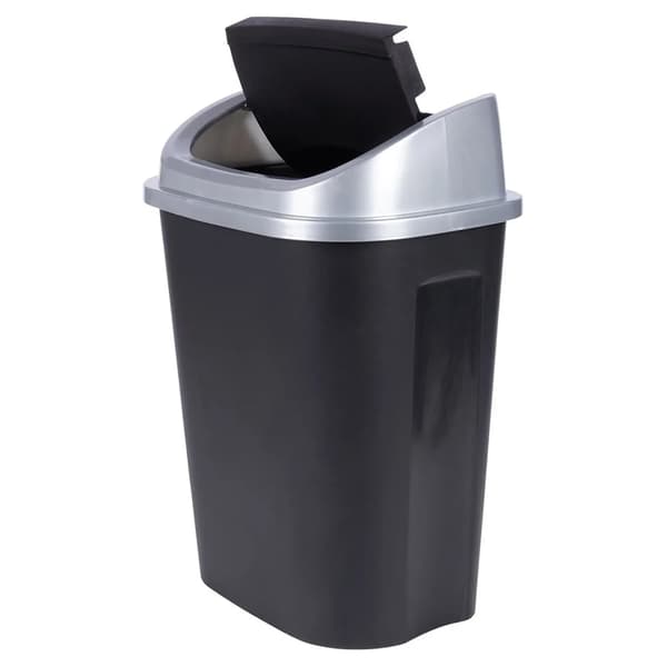 Papirkurv - Affaldsspand - Plast - 25 l - Sort