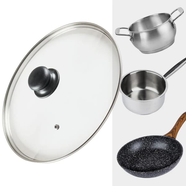 Glaslåg til gryde - 28 cm - LFGB-certificeret