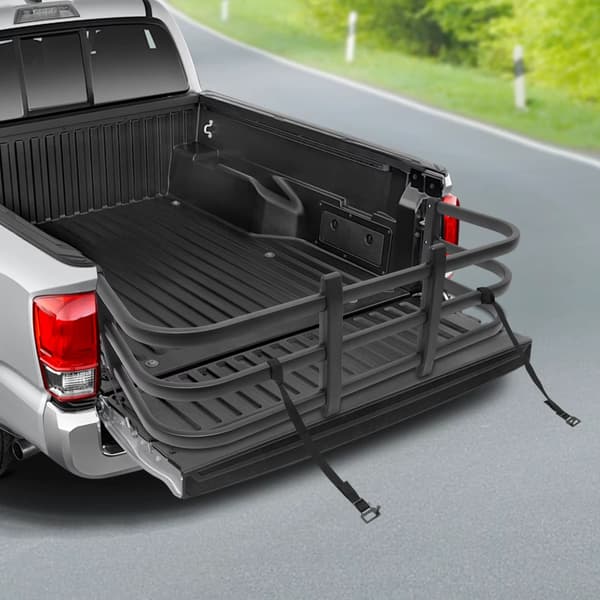 Ladforlænger til pickup - Justerbart laststativ - Universal - 122–155 cm - Højde 45,5 cm - Sort