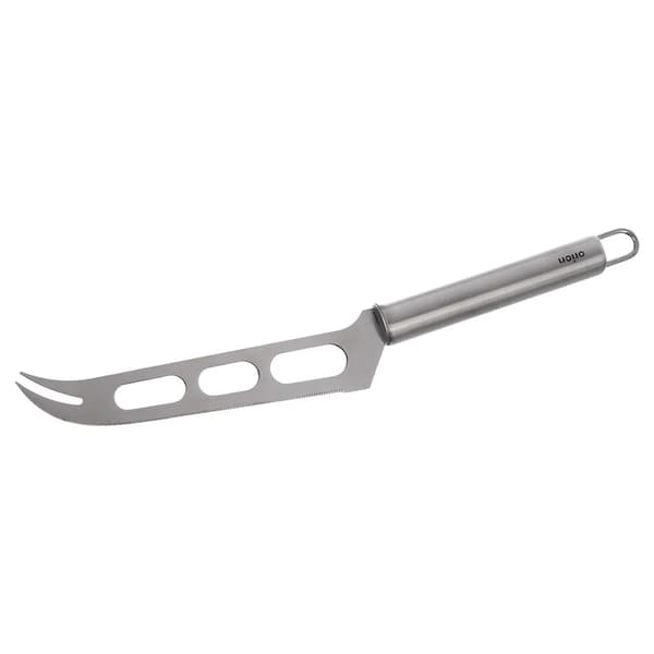 Ostekniv - Rustfrit Stål - 26,5 cm - 14 cm Bladlængde - Sølv