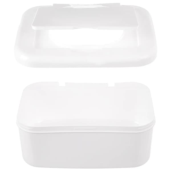 Beholder til vådservietter - Plast - Hvid