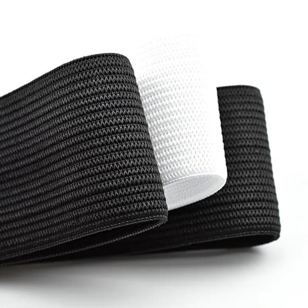 Elastikbånd - Syelastik - 6 cm Bredt - 5 m Langt - Nylon - Høj Elasticitet - Til Linning - Sort