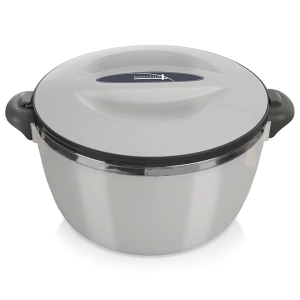 Madtermokande - Termokande i rustfrit stål - 3,5 l - Grå