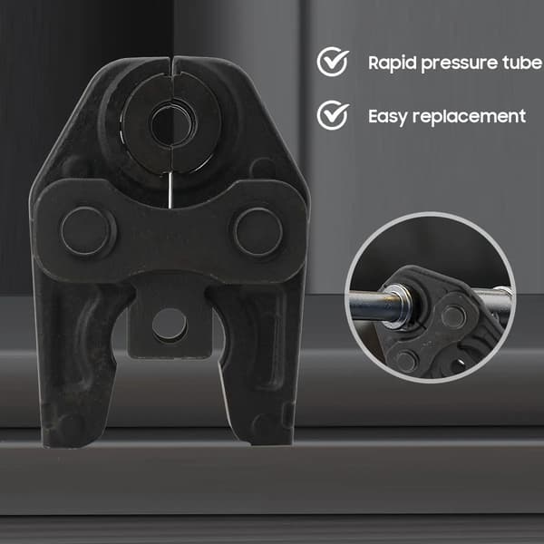 Rörpressbackar - TH-profil 16/20/26/32 mm - För kompositrör & PEX - För hydraulisk press - Koppar- och multilagerkopplingar