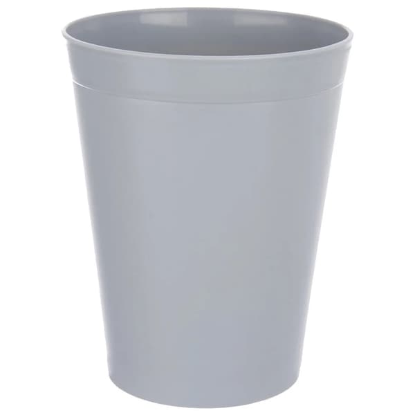 Plastikkrus - 6 stk. - 300 ml - Grå