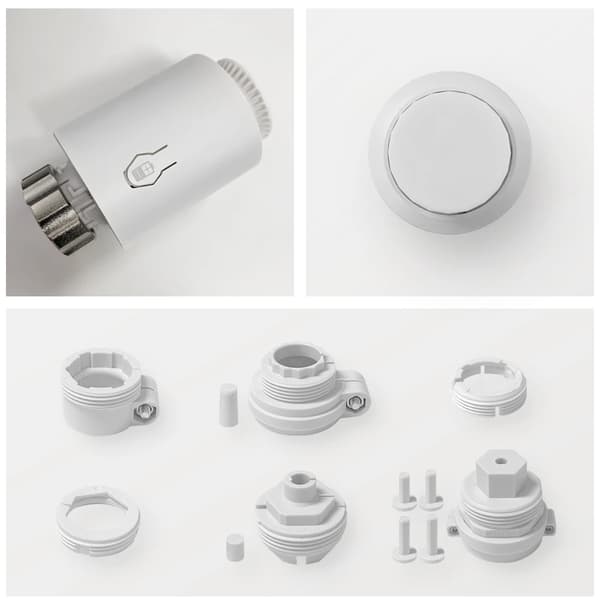 Smart radiatortermostat ZigBee - TRV06 ventil - App- og stemmestyring - Programmerbar - 3,7 V - Sæt 3 stk