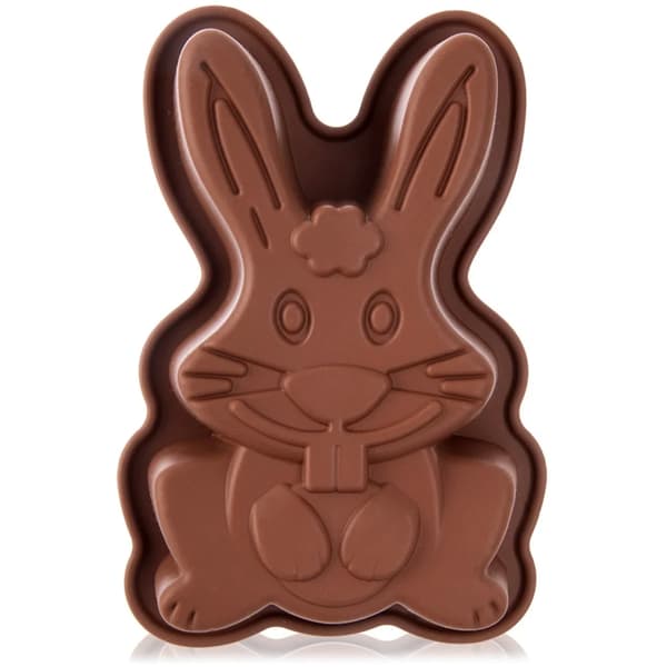 Hare - Silikoneform - Mål 19 × 13 × 4,5 cm - Silikone - Brun