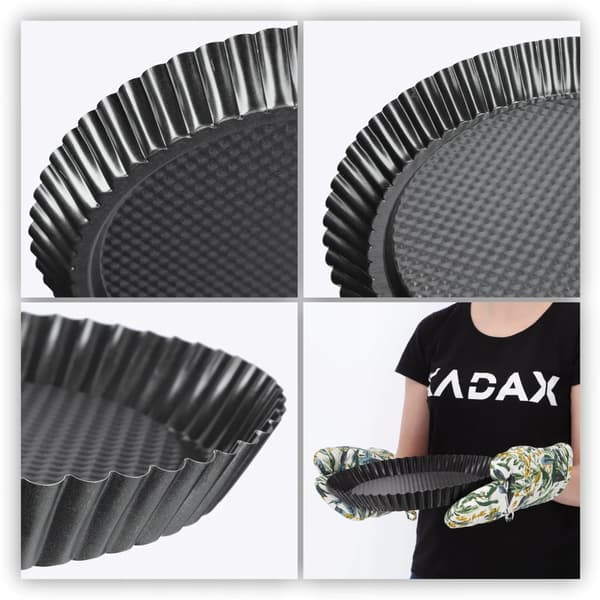 Bageform Kageform - Rund - Diameter 28 cm - Metal - Sølv