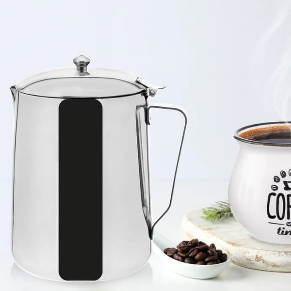Stålkande - Kande med låg - 2,3 l - Rustfrit stål - Sølv