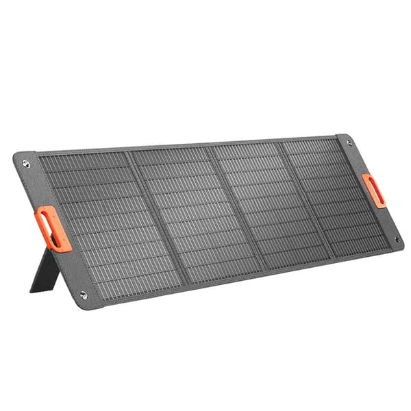 Foldbart solpanel camping - 200 W bærbar solcelleoplader - Nødkraft - Til camping og autocamper - Backup strøm off-grid